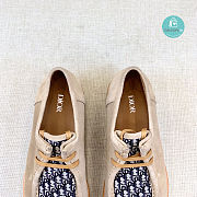 Dior Men's White Oblique Derby Shoes  - 2
