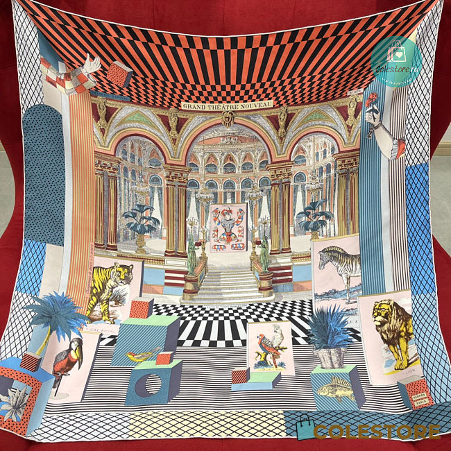 Hermes Silk Scarf Animals Size 90cm - 1