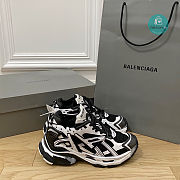 Balenciaga Black/White Runner Sneakers Size 35-45cm - 3