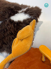 Bottega Orange Veneta Towel Stretch Bow Heel Size 35-41cm - Height 9cm - 2