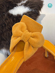 Bottega Orange Veneta Towel Stretch Bow Heel Size 35-41cm - Height 9cm - 3