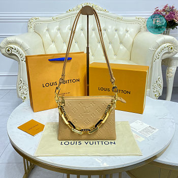 Louis Vuitton Coussin BB Bag Beige Size 20×16×12cm