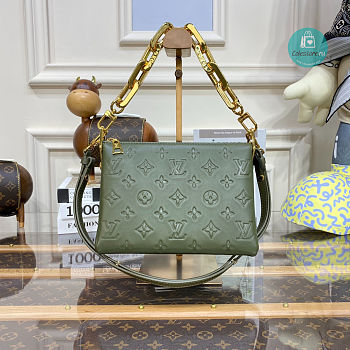 Louis Vuitton Coussin BB Bag Dark Green Size 20×16×12cm