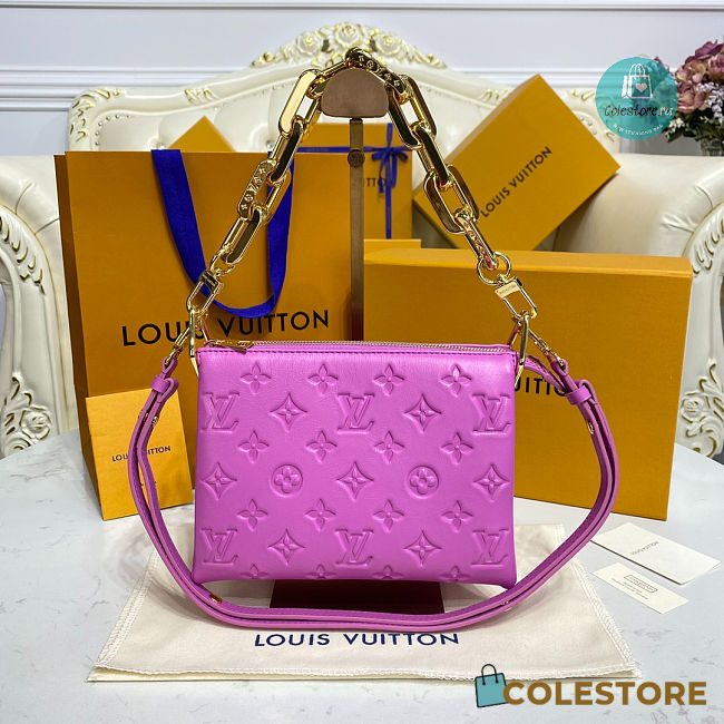 Louis Vuitton Coussin BB Bag Pink Size 20×16×12cm - 1