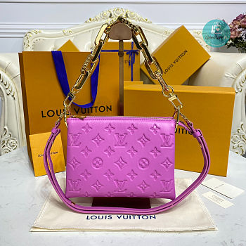 Louis Vuitton Coussin BB Bag Pink Size 20×16×12cm