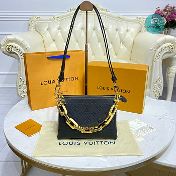  Louis Vuitton Coussin BB Bag Black Size 20×16×12cm
