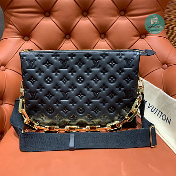  Louis Vuitton Coussin BB Bag Black Size 34x24x12cm