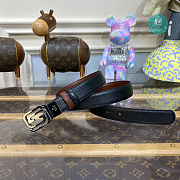 Gucci Leather Black Belt 01 - 5