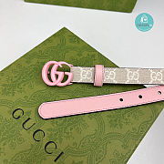 Gucci GG Marmont Buckle Pink 4cm - 5