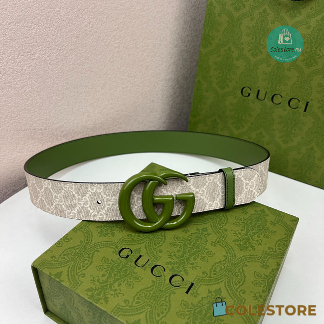 Gucci GG Marmont Buckle Green 4cm - 1