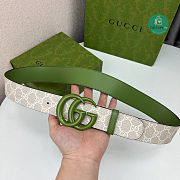 Gucci GG Marmont Buckle Green 4cm - 3