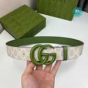 Gucci GG Marmont Buckle Green 4cm - 2