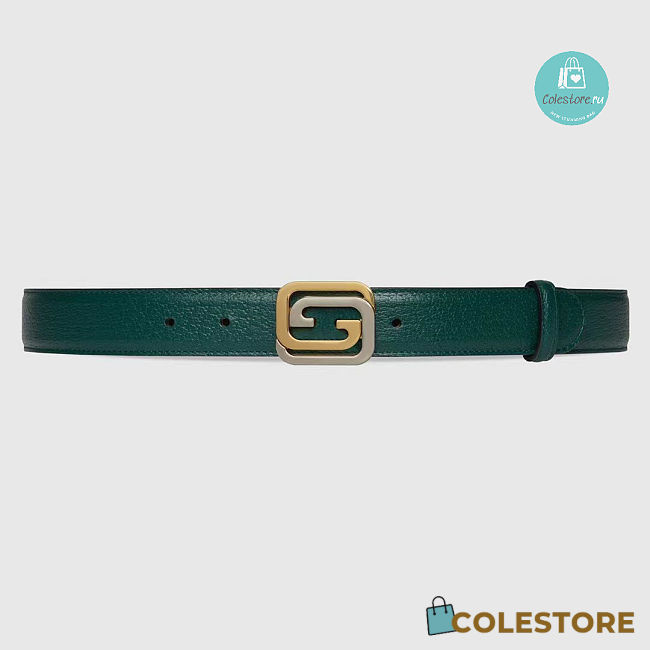 Gucci Leather Green Belt 02 - 1