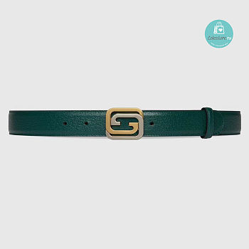 Gucci Leather Green Belt 02