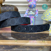  Gucci GG Marmont Buckle Red Belt 3cm - 3