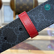  Gucci GG Marmont Buckle Red Belt 3cm - 4