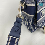 Diorcamp Small Bagblue Oblique Embroidery Size 28cm - 6