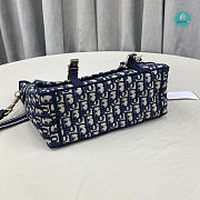 Diorcamp Small Bagblue Oblique Embroidery Size 28cm - 5