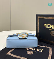 Fendi x Versace Baguette Blue Bag 20x13x5cm - 5