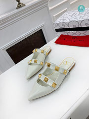 Valentino Garavani White Rockstud Roman Strap Size 35-41cm - 3
