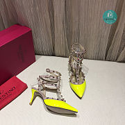 Valentino Garavani Yellow Rockstud Heels Size 35-41cm - 5