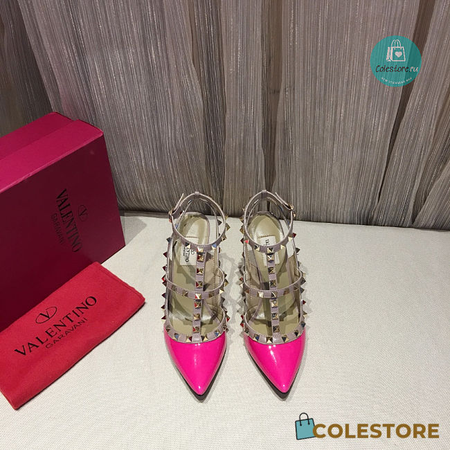 Valentino Garavani Pink Rockstud Heels Size 35-41cm - 1