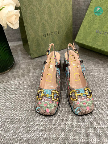 Gucci Tiger Women's Mid-heel Slingback Size 35-41cm