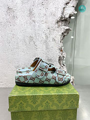 Gucci Slide Mint Sandal With Straps Size 35-40cm - 6