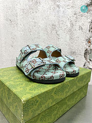 Gucci Slide Mint Sandal With Straps Size 35-40cm - 4