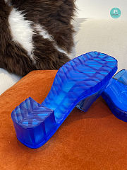 Gucci Slide  Blue Sandal With Gucci Logo Size 35-41cm - 6
