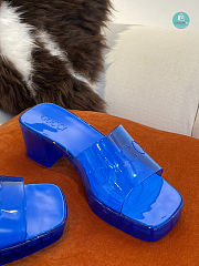 Gucci Slide  Blue Sandal With Gucci Logo Size 35-41cm - 5