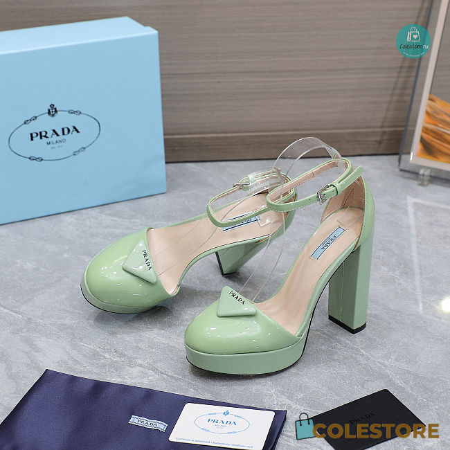 Prada High Heels Pumps Mint Height 13.5cm - 1