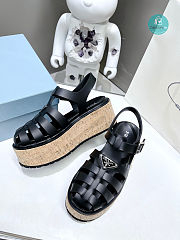 Prada Platform Sandals Black 5cm - 2