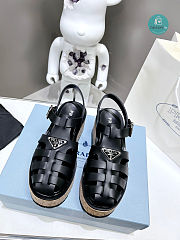 Prada Platform Sandals Black 5cm - 5
