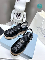Prada Platform Sandals Black 5cm - 6
