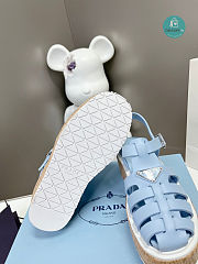 Prada Platform Sandals Blue 5cm - 3