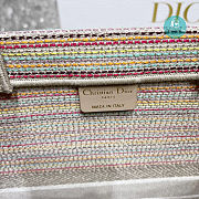 Dior Book Tote in Multi Color Stripes Size 41.5x32x16cm - 3