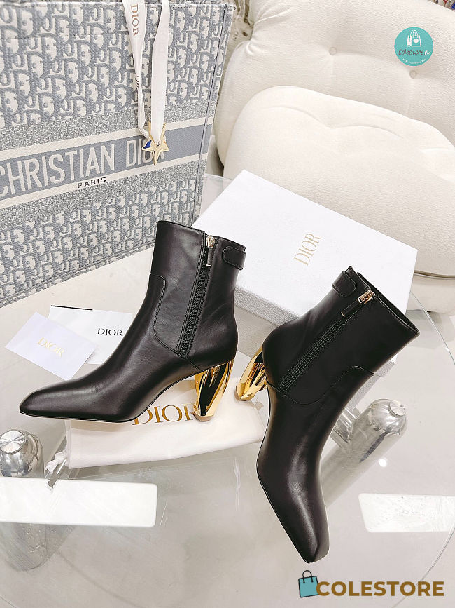 Dior Black Rhodes Heeled Ankle Boot Size 35-41cm - 1