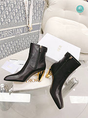 Dior Black Rhodes Heeled Ankle Boot Size 35-41cm - 1
