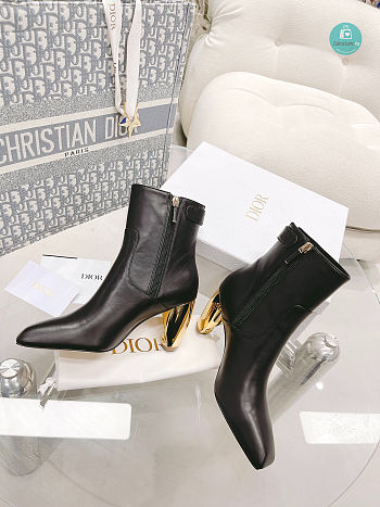 Dior Black Rhodes Heeled Ankle Boot Size 35-41cm