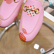 Gucci Women Heart Leather Slipper Size 35-41cm - 5