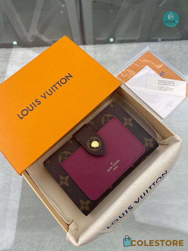 Louis Vuitton Juliette Wallet Red M69433 Size 13.5x11x3cm - 1