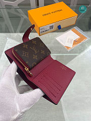 Louis Vuitton Juliette Wallet Red M69433 Size 13.5x11x3cm - 4