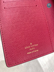 Louis Vuitton Juliette Wallet Red M69433 Size 13.5x11x3cm - 6