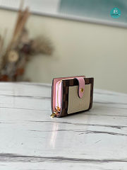 Louis Vuitton Juliette Wallet Pink M69433 Size 13.5x11x3cm - 2
