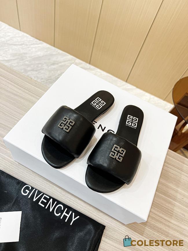 Givenchy Black Sandals Flat Size 35-41cm - 1