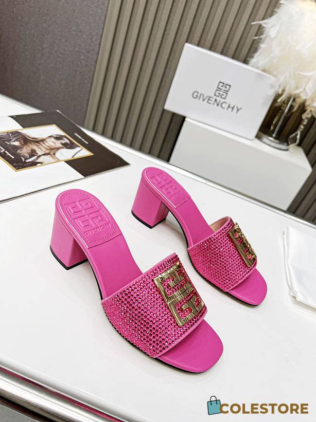 Givenchy Pink 4G Heels in leather size 35-42cm - 1