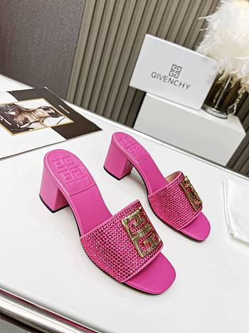 Givenchy Pink 4G Heels in leather size 35-42cm