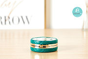 Chanel Clutch With Chain Lambskin, enamel & gold-tone metal Green/White - 2