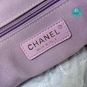 CHANEL 22 LARGE HANDBAG Shiny Calfskin & Gold-Tone Metal Purple 45x9x50cm - 3